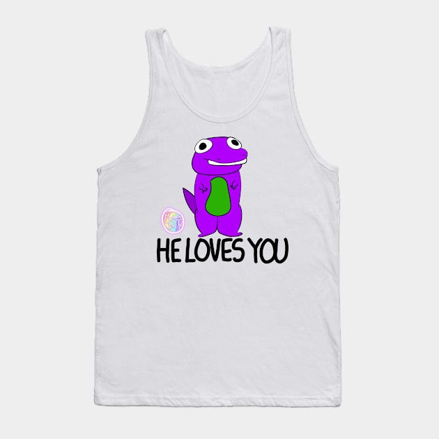 He Loves You Tank Top by Materiaboitv